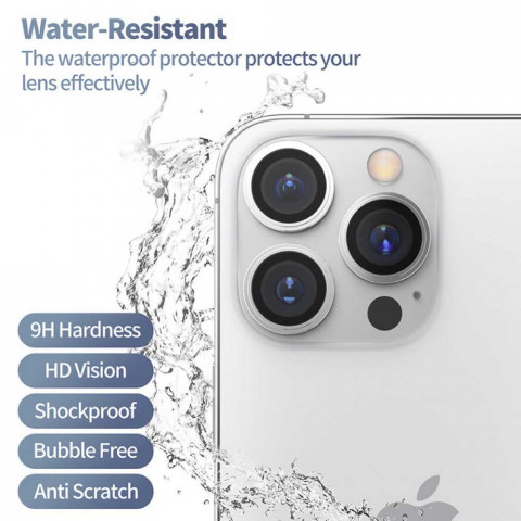 Захисне скло на камеру iPhone 13 Pro і 13 Pro Max Blueo Armor Silver Захисне скло на камеру iPhone 13 Pro і 13 Pro Max Blueo Armor Silver
